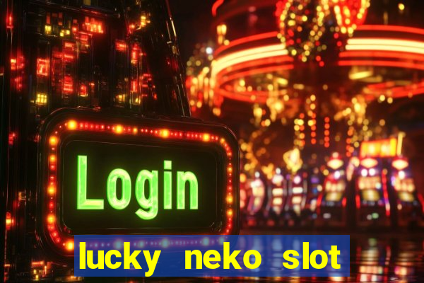 lucky neko slot logo png