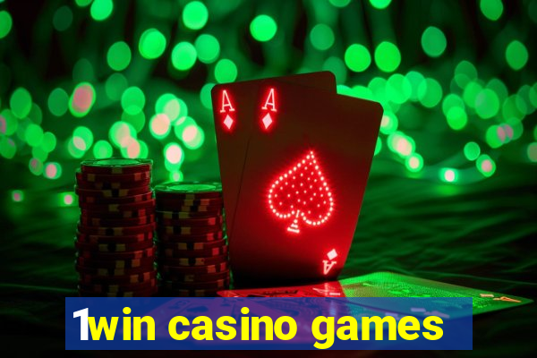 1win casino games