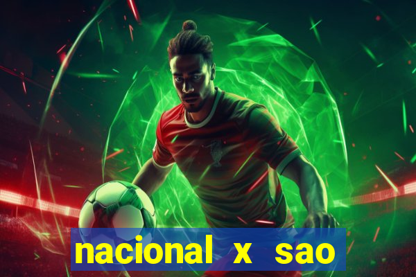 nacional x sao paulo palpites