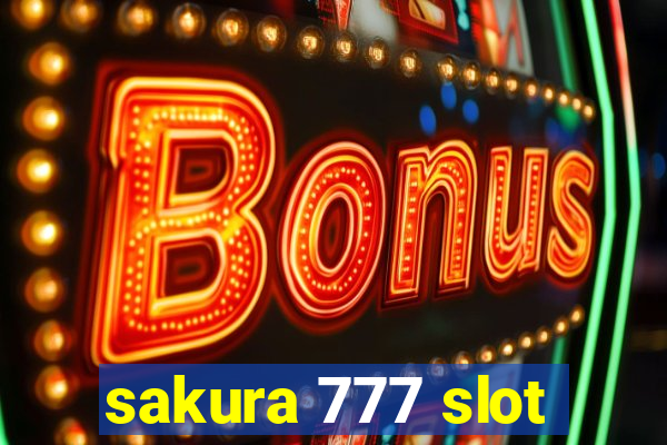 sakura 777 slot