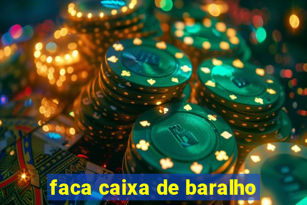 faca caixa de baralho