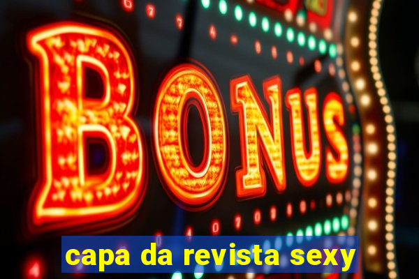 capa da revista sexy