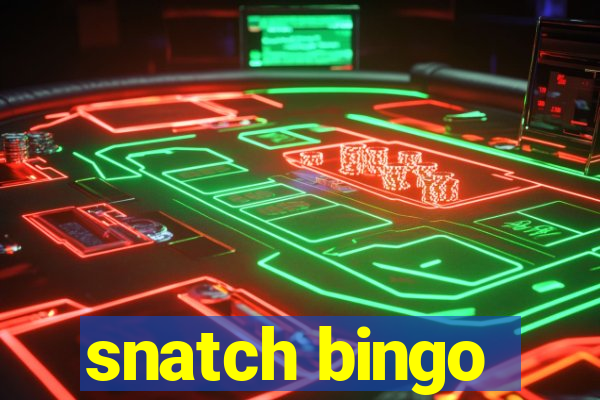 snatch bingo