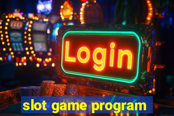 slot game program