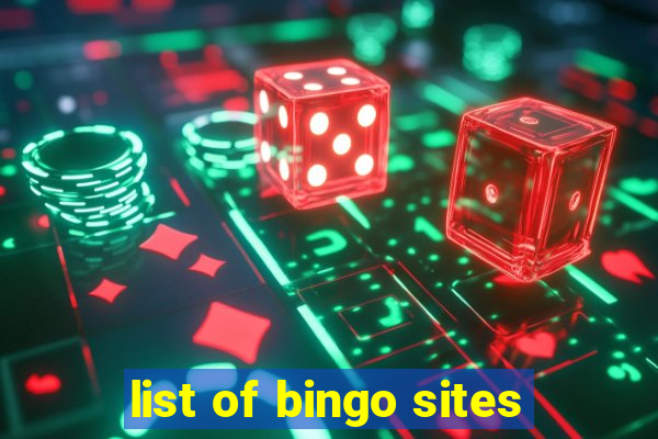 list of bingo sites