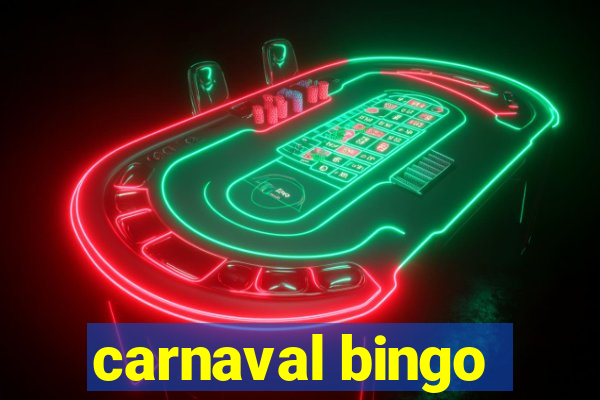 carnaval bingo