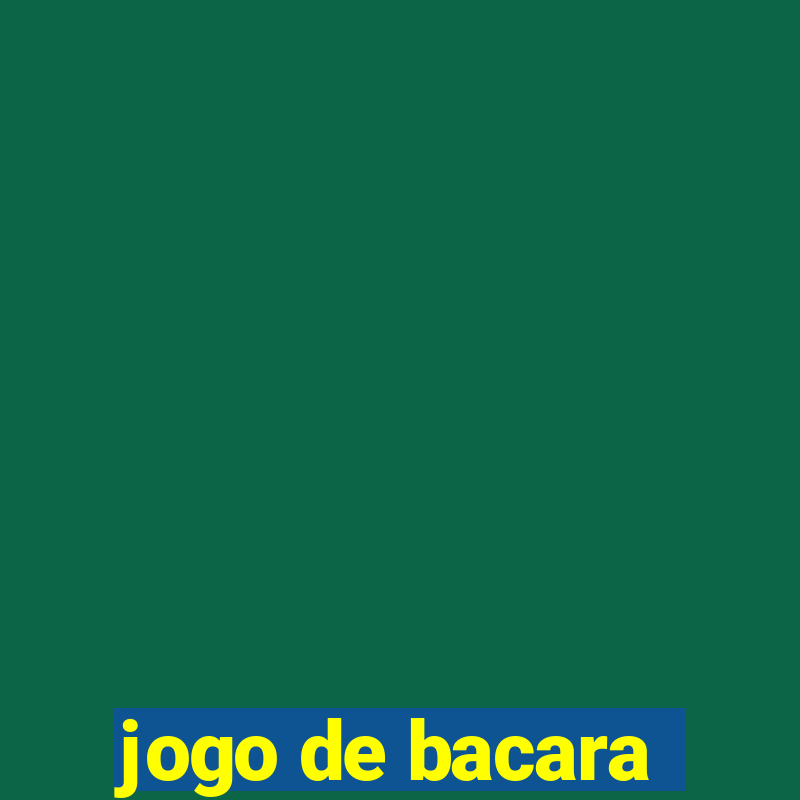 jogo de bacara