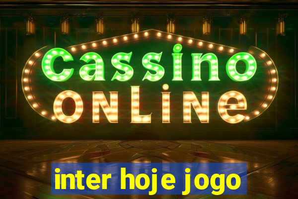 inter hoje jogo