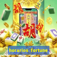 horarios fortune tiger hoje