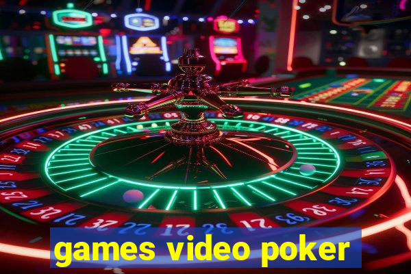 games video poker