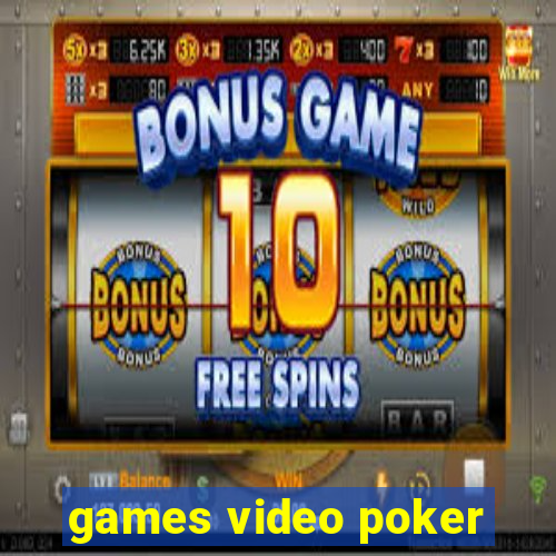 games video poker