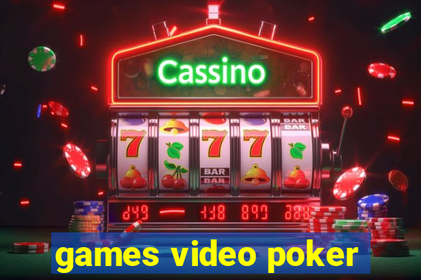 games video poker