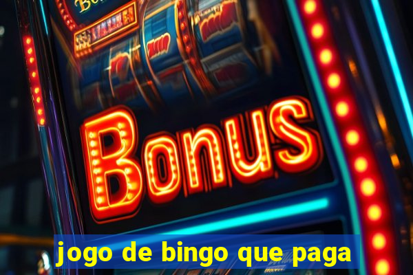 jogo de bingo que paga