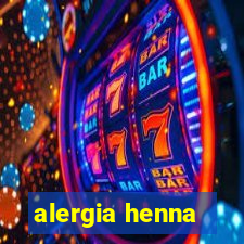 alergia henna