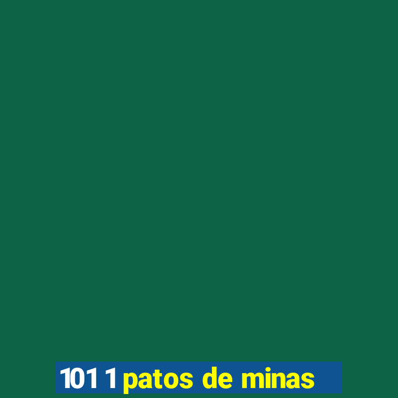 101 1 patos de minas