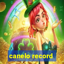 canelo record