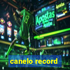 canelo record