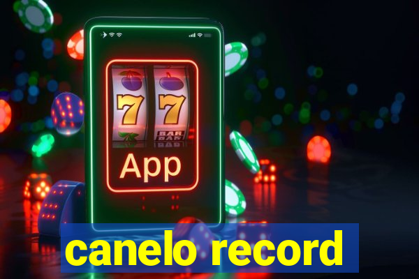 canelo record