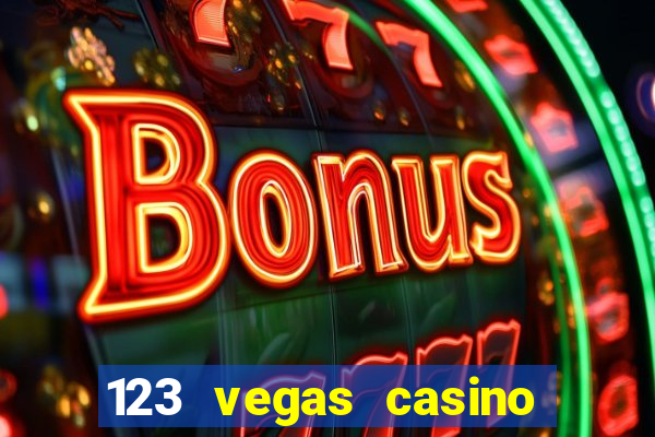 123 vegas casino login page