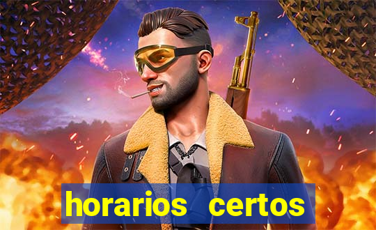 horarios certos para jogar fortune tiger