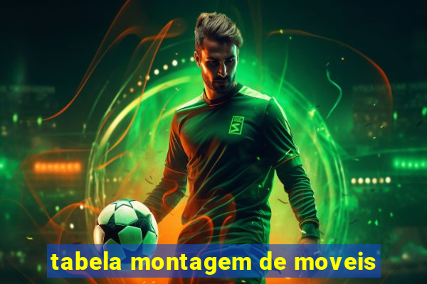 tabela montagem de moveis