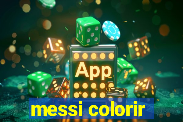 messi colorir