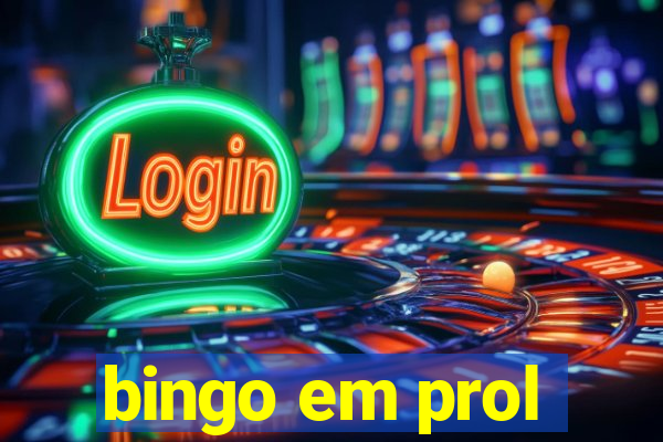 bingo em prol