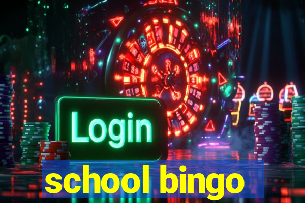 school bingo