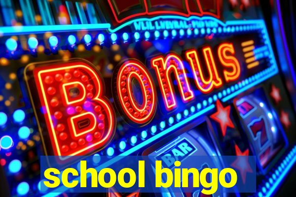 school bingo