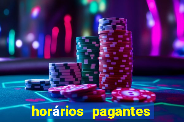 horários pagantes fortune tiger madrugada