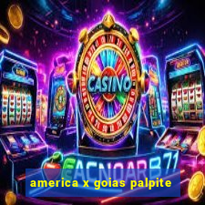 america x goias palpite