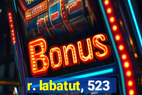 r. labatut, 523