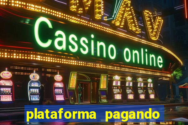 plataforma pagando no cadastro