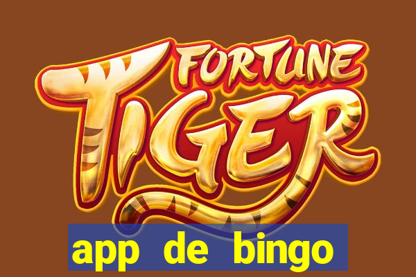 app de bingo valendo dinheiro