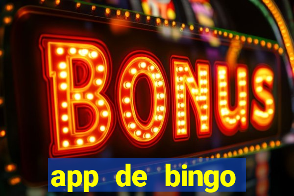 app de bingo valendo dinheiro