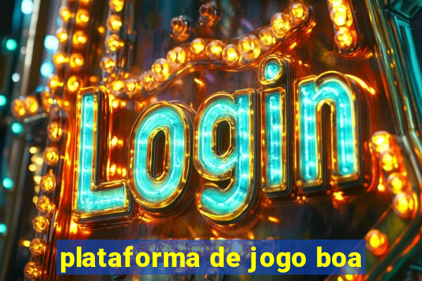 plataforma de jogo boa