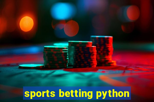 sports betting python