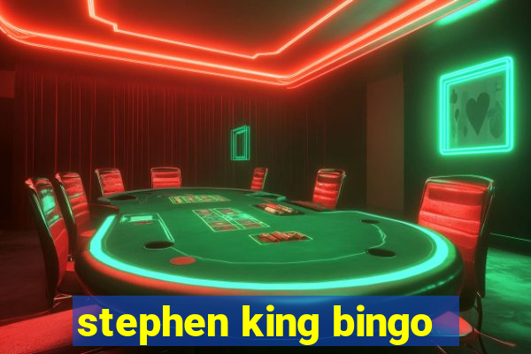 stephen king bingo