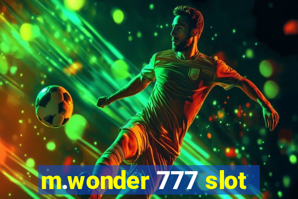 m.wonder 777 slot