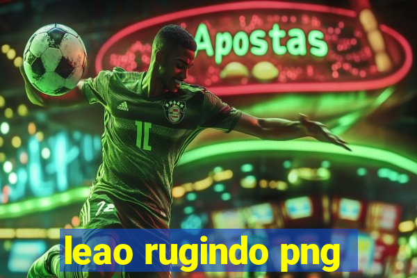 leao rugindo png