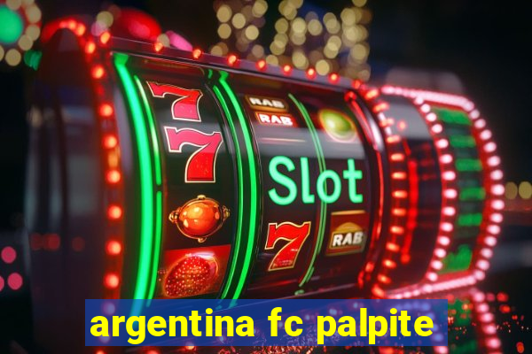 argentina fc palpite