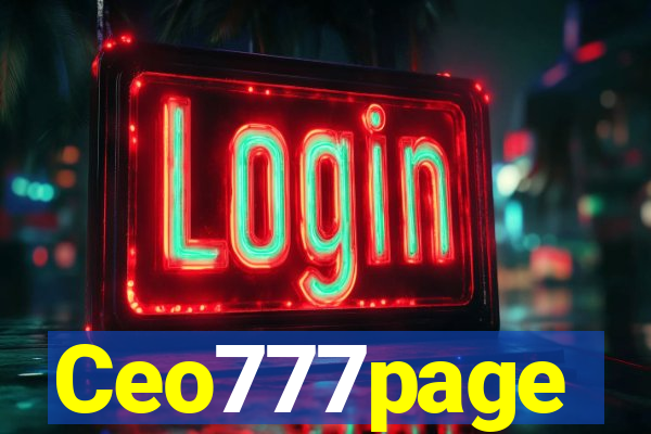 Ceo777page