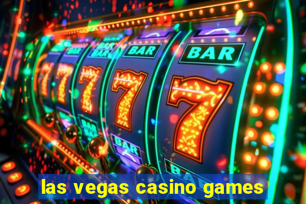 las vegas casino games