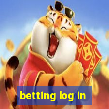 betting log in