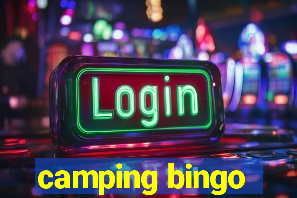 camping bingo