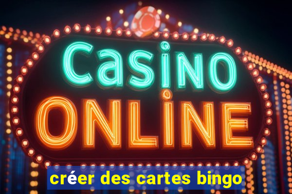 créer des cartes bingo