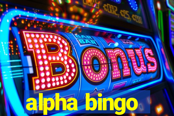 alpha bingo