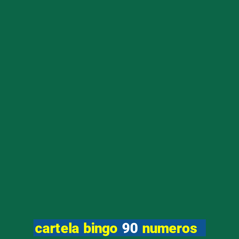 cartela bingo 90 numeros