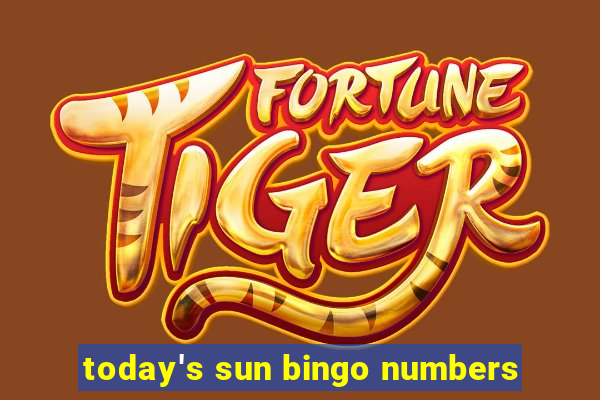 today's sun bingo numbers