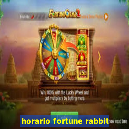 horario fortune rabbit